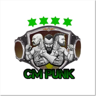 cm punk the winner Posters and Art